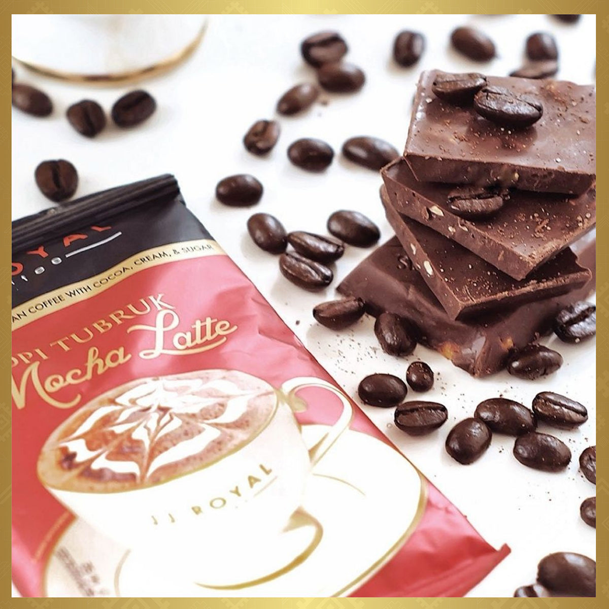 Mocha Latte 3-in-1 Instant Coffee 14s | JJ Royal Coffee Singapore