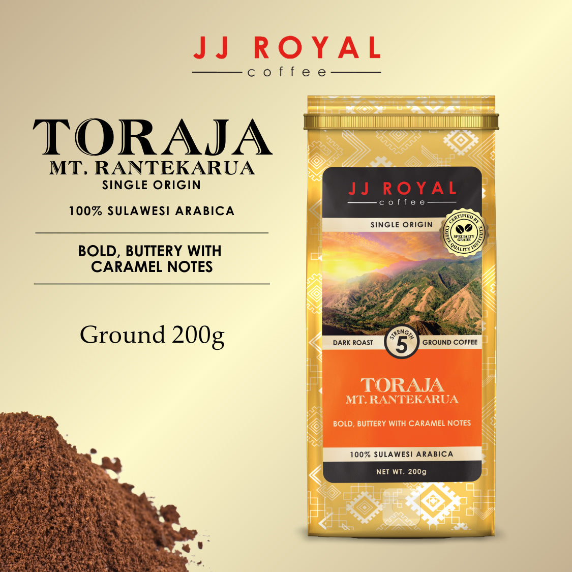 Toraja Arabica Single Origin Coffee | JJ Royal Coffee Singapore