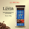 100% Pure Luwak Robusta Coffee (Whole Bean Coffee) 100g