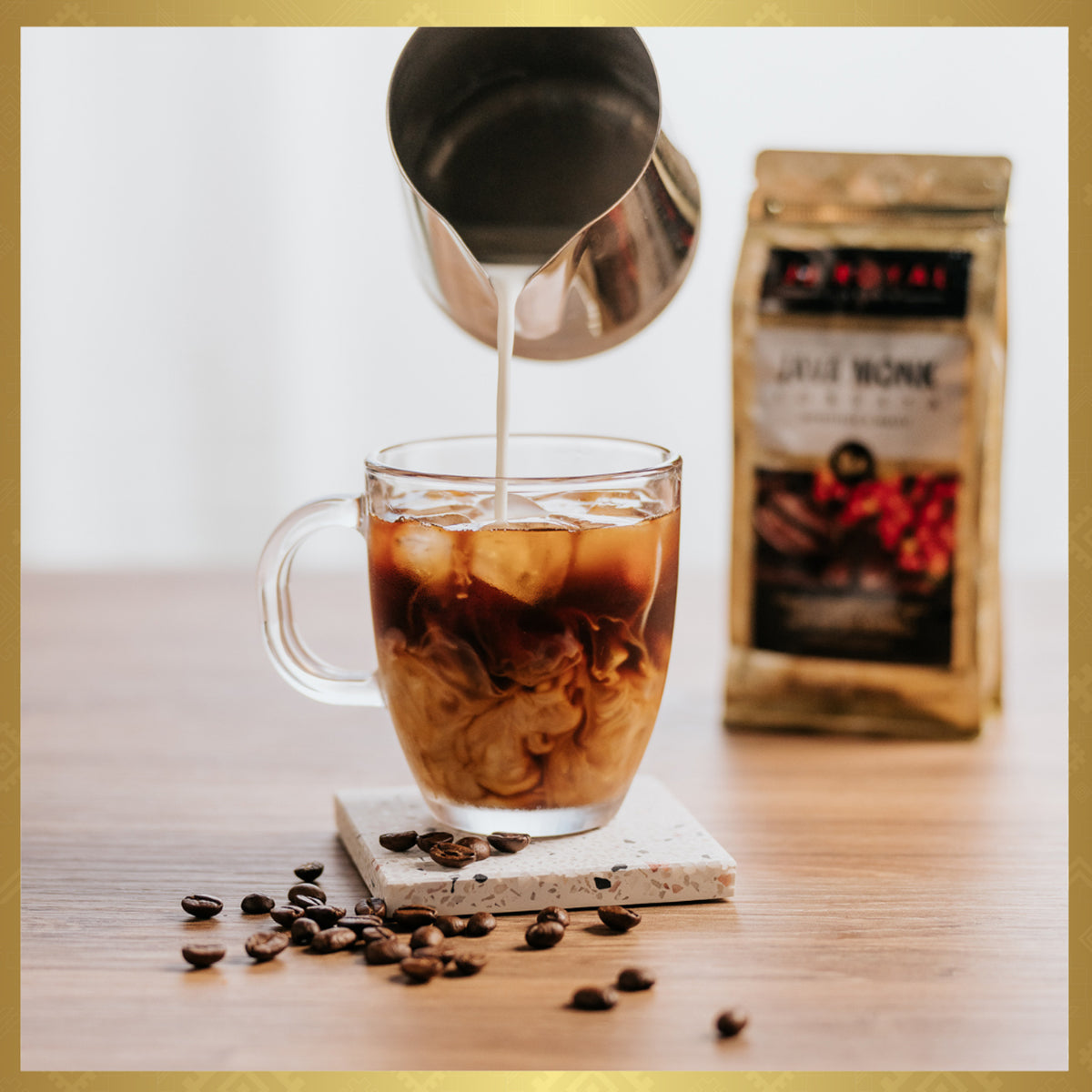 Monkey Java Coffe Java Monk Single Origin Whole Bean Robusta | JJ Royal Coffee Singapore