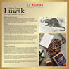 100% Pure Luwak Robusta Coffee (Whole Bean Coffee) 100g