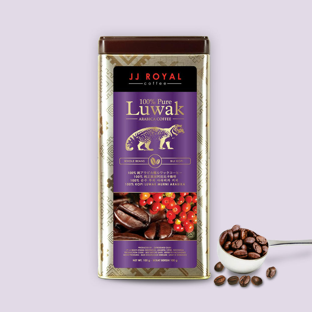 は自分にプチご褒美を JJ パウダーandビーンズ各一箱 cofee 100%LUWAK 